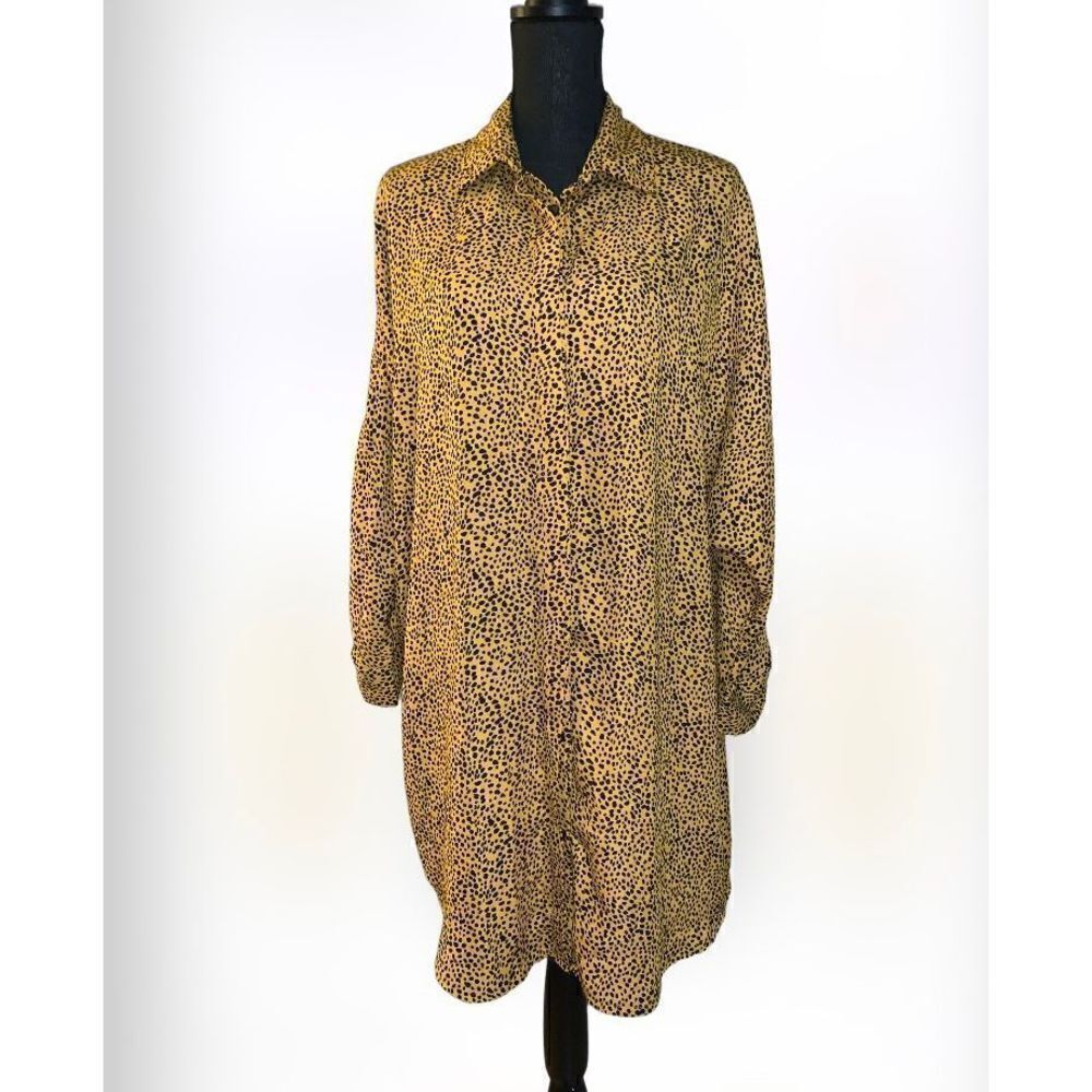 Primark Leopard Print Shirt Dress